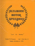 Programme cover of Altamont Raceway Park (CA), 1981