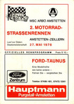Programme cover of Amstetten-Zeillern, 27/05/1976
