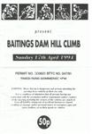 Programme cover of Baitings Dam Hill Climb, 17/04/1994
