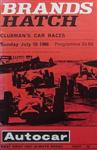 Programme cover of Brands Hatch Circuit, 10/07/1966