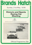 Programme cover of Brands Hatch Circuit, 21/05/1978
