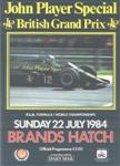 Brands Hatch, July 22, 1984