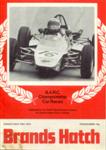 Programme cover of Brands Hatch Circuit, 20/05/1973