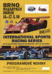 Programme cover of Brno Circuit, 17/05/1998