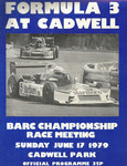 Programme cover of Cadwell Park Circuit, 17/06/1979
