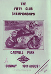 Programme cover of Cadwell Park Circuit, 16/08/1981