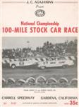 Programme cover of Carrell Speedway, 26/04/1953