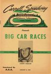 Programme cover of Carrell Speedway, 09/01/1949
