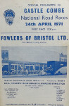 Programme cover of Castle Combe Circuit, 24/04/1971