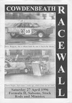 Programme cover of Cowdenbeath Racewall, 27/04/1996