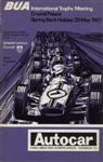 Programme cover of Crystal Palace Circuit, 29/05/1967