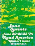 Programme cover of Road America, 22/06/1975