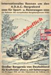 Freiburg Hill Climb, August 17, 1930
