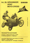 Programme cover of Göggingen, 06/07/2003