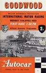 Programme cover of Goodwood Motor Circuit, 11/04/1955