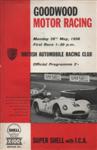 Programme cover of Goodwood Motor Circuit, 26/05/1958