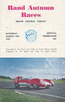 Programme cover of Grand Central Circuit (ZAF), 18/03/1961