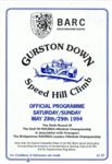 Programme cover of Gurston Down Hill Climb, 29/05/1994