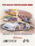 Programme cover of Heart O' Texas Speedway, 17/07/1992