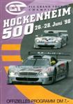 Programme cover of Hockenheimring, 28/06/1998