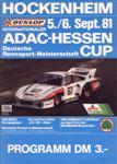 Hockenheim, September 6, 1981