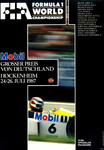 Programme cover of Hockenheimring, 26/07/1987
