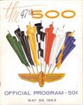Indianapolis, May 30, 1963