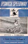 Programme cover of Foxhall Stadium, 11/03/1962