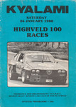 Programme cover of Kyalami Grand Prix Circuit, 26/01/1980