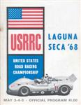 Programme cover of Laguna Seca Raceway, 05/05/1968