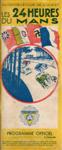 Programme cover of Circuit de la Sarthe, 18/06/1938