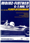 Programme cover of Mainz-Finthen Airport, 07/08/1977