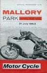 Programme cover of Mallory Park Circuit, 21/07/1963