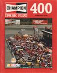 Programme cover of Michigan International Speedway, 16/08/1987