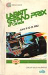 Cover of Circuit Gilles Villeneuve, 13/06/1982