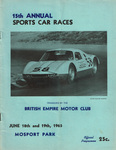 Programme cover of Mosport Park, 19/06/1965