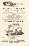 Programme cover of Mt. Druitt, 29/11/1953