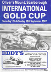 Programme cover of Oliver's Mount Circuit, 13/09/1987