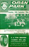 Programme cover of Oran Park Raceway, 24/09/1966