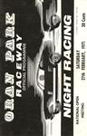 Programme cover of Oran Park Raceway, 27/02/1971