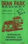 Programme cover of Oran Park Raceway, 28/04/1974