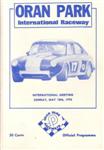 Programme cover of Oran Park Raceway, 18/05/1975