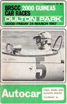 Programme cover of Oulton Park Circuit, 24/03/1967