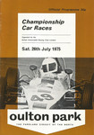 Programme cover of Oulton Park Circuit, 26/07/1975