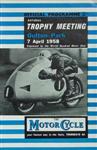 Programme cover of Oulton Park Circuit, 07/04/1958