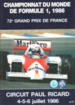 Paul Ricard, July 6, 1986