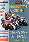 Programme cover of Paul Ricard, 09/06/1996