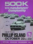 Programme cover of Phillip Island Circuit, 22/10/1972