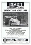 Programme cover of Prescott Hill Climb, 28/06/1998