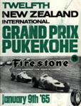 Programme cover of Pukekohe Park Raceway, 09/01/1965